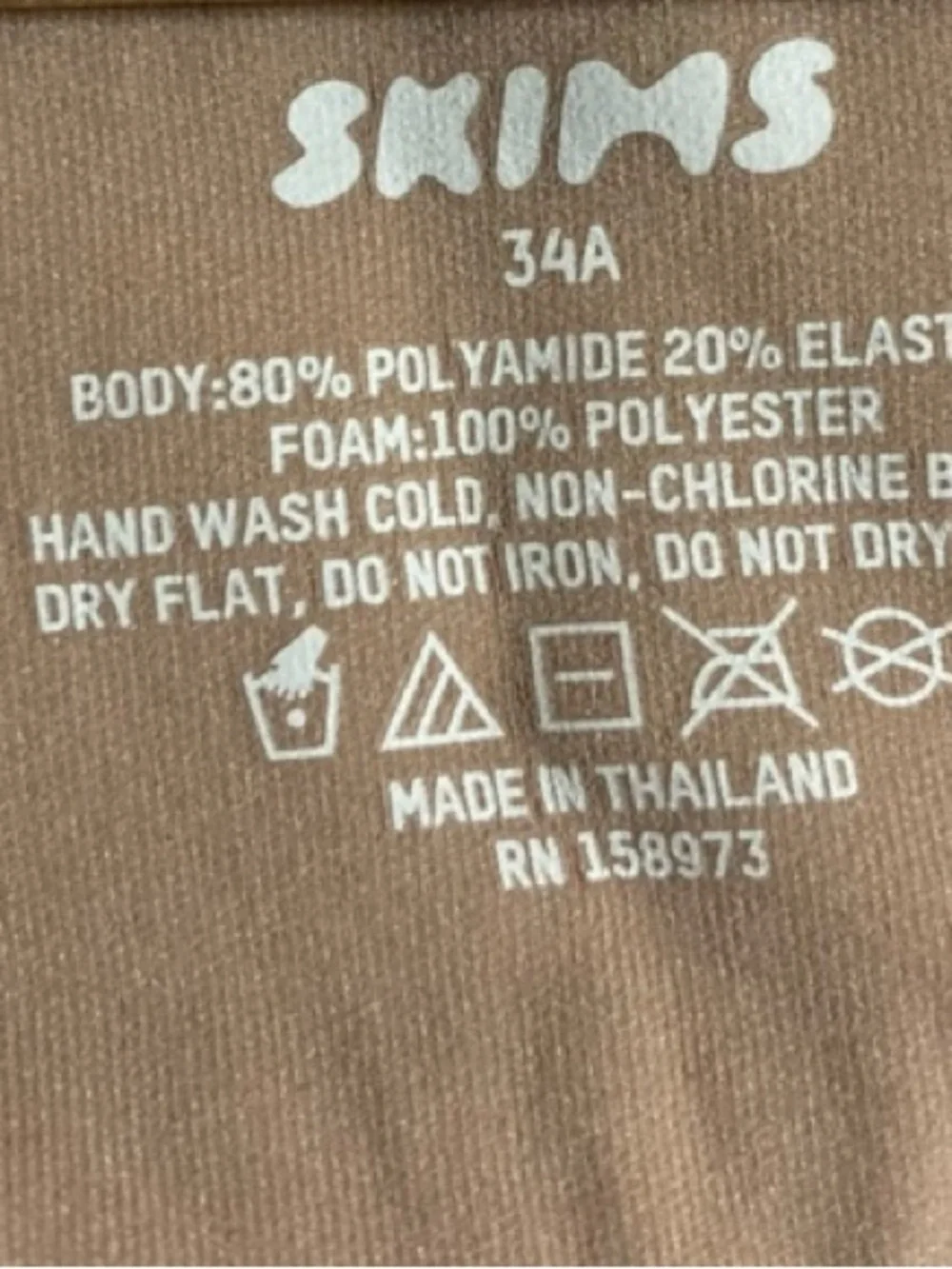 SKIMS Fits Everybody T-Shirt Bra 34A - Picture 4 of 4